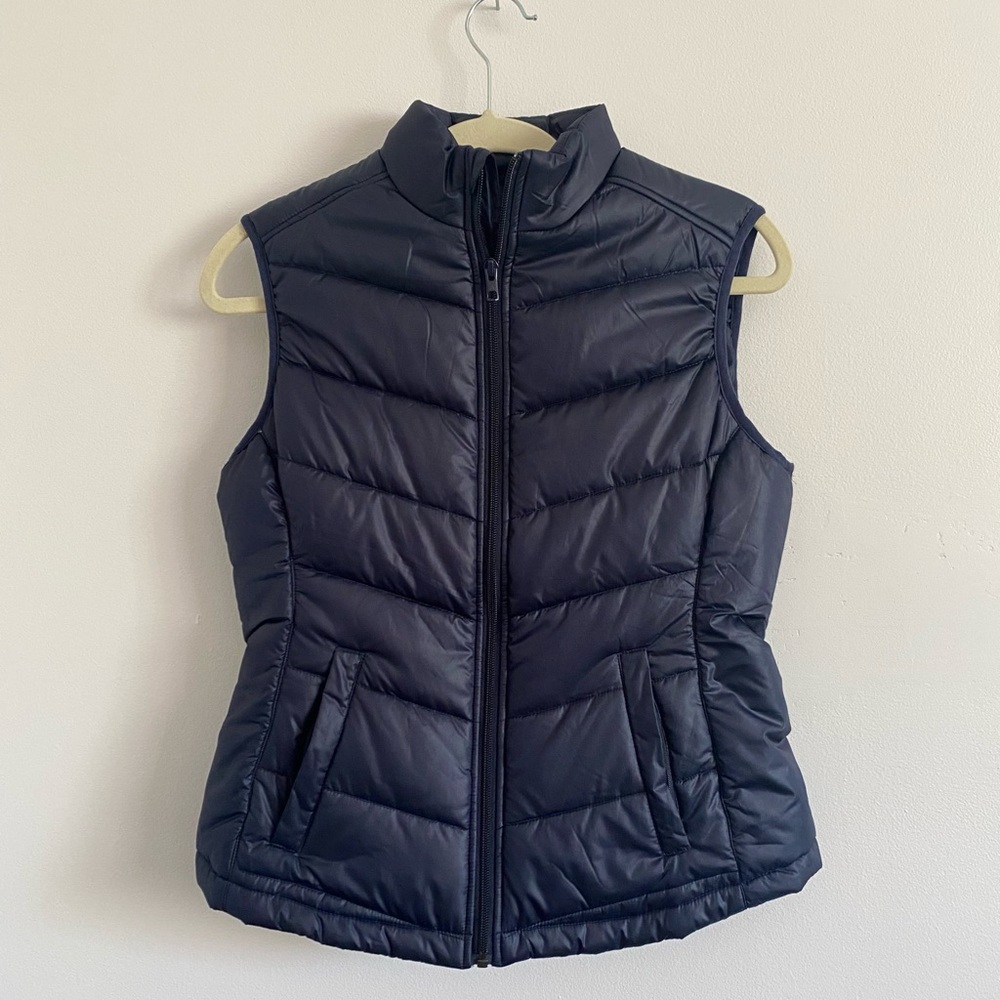 Cutter & Buck Women's Navy Puffer Vest
